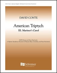 American Triptych: 3. Mariner's Carol SATB choral sheet music cover Thumbnail